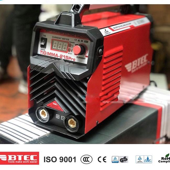 Máy hàn inverter Btec TIG/MMA 215 Pro