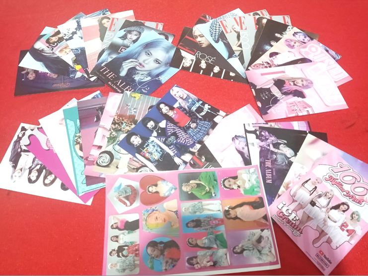 combo 32 postcard BACKPINK có chữ ký không phai màu