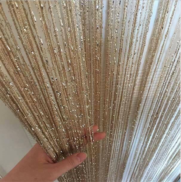 Rèm sợi 3x3m ( sợi dù đan kim tuyến )