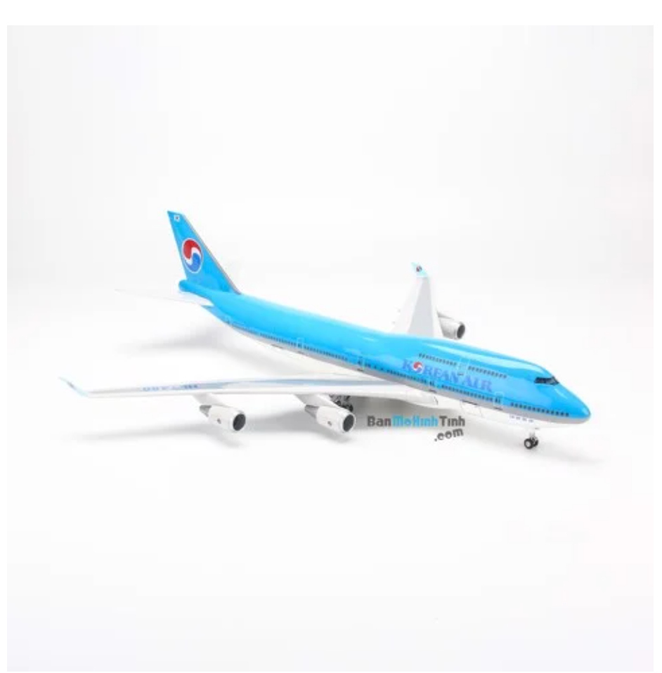 Mô hình máy bay Korean Air Boeing B747 47cm
