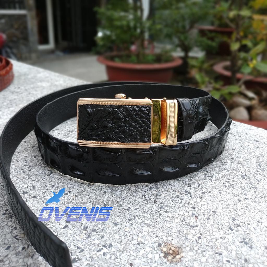 [FREE SHIP] Thắt Lưng Cá Sấu. Sản Phẩm Da Cá Sấu Thật 100%