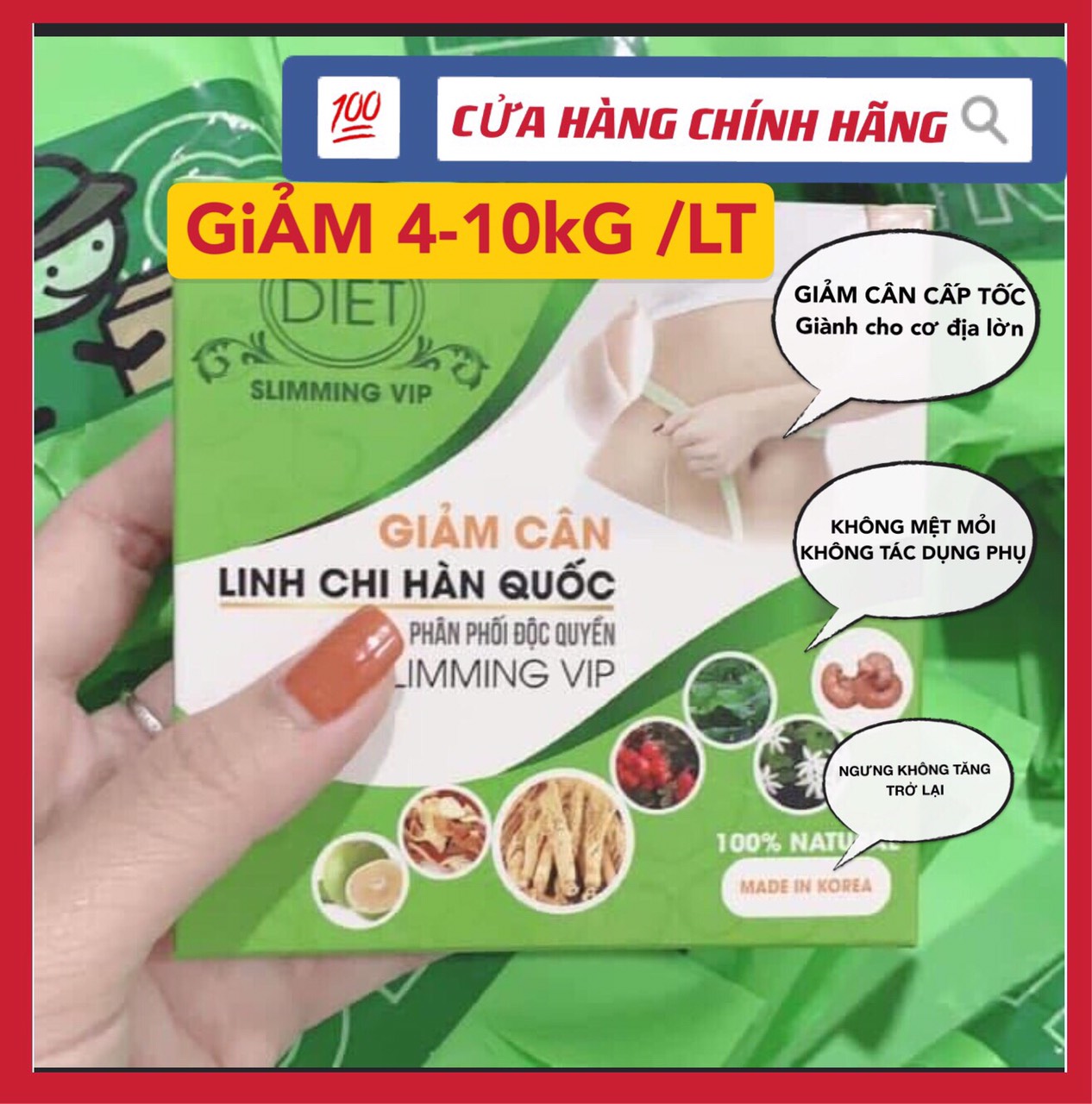 Giảm cân linh chi hàn quốc