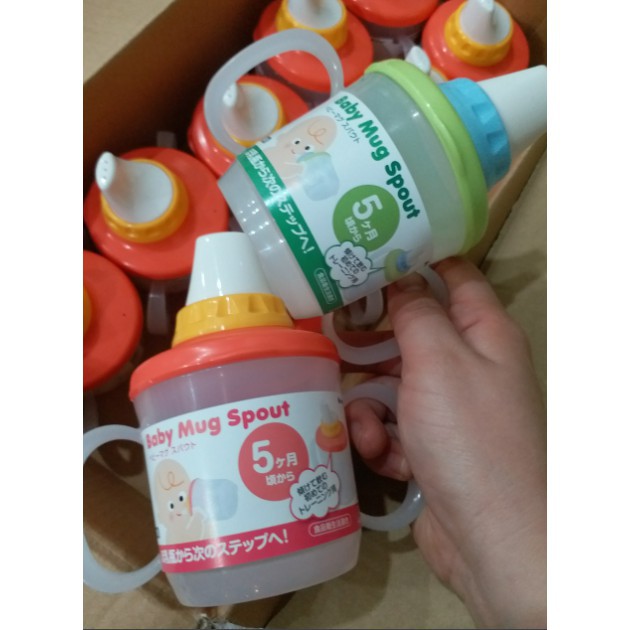 Cốc tập uống có vòi hút Inomata cho bé/[made in Japan]