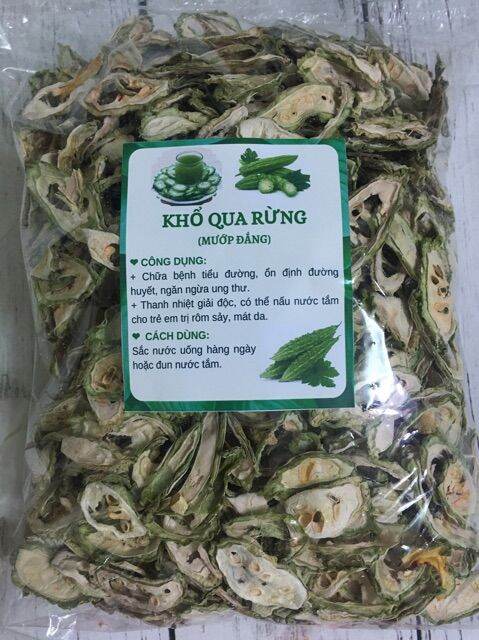 1 kg khổ qua rừng sấy khô thanh lọc giải nhiệt