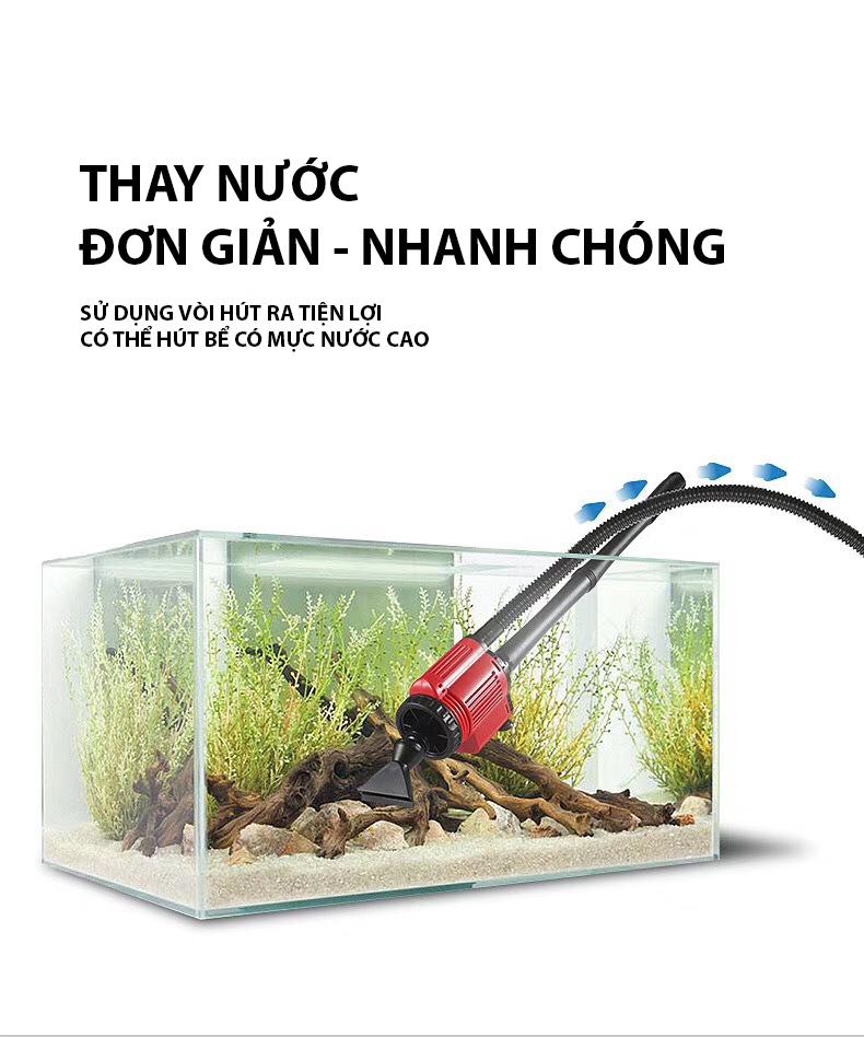 Máy hút cặn, lọc cát, vệ sinh bể cá Biotechnology No1