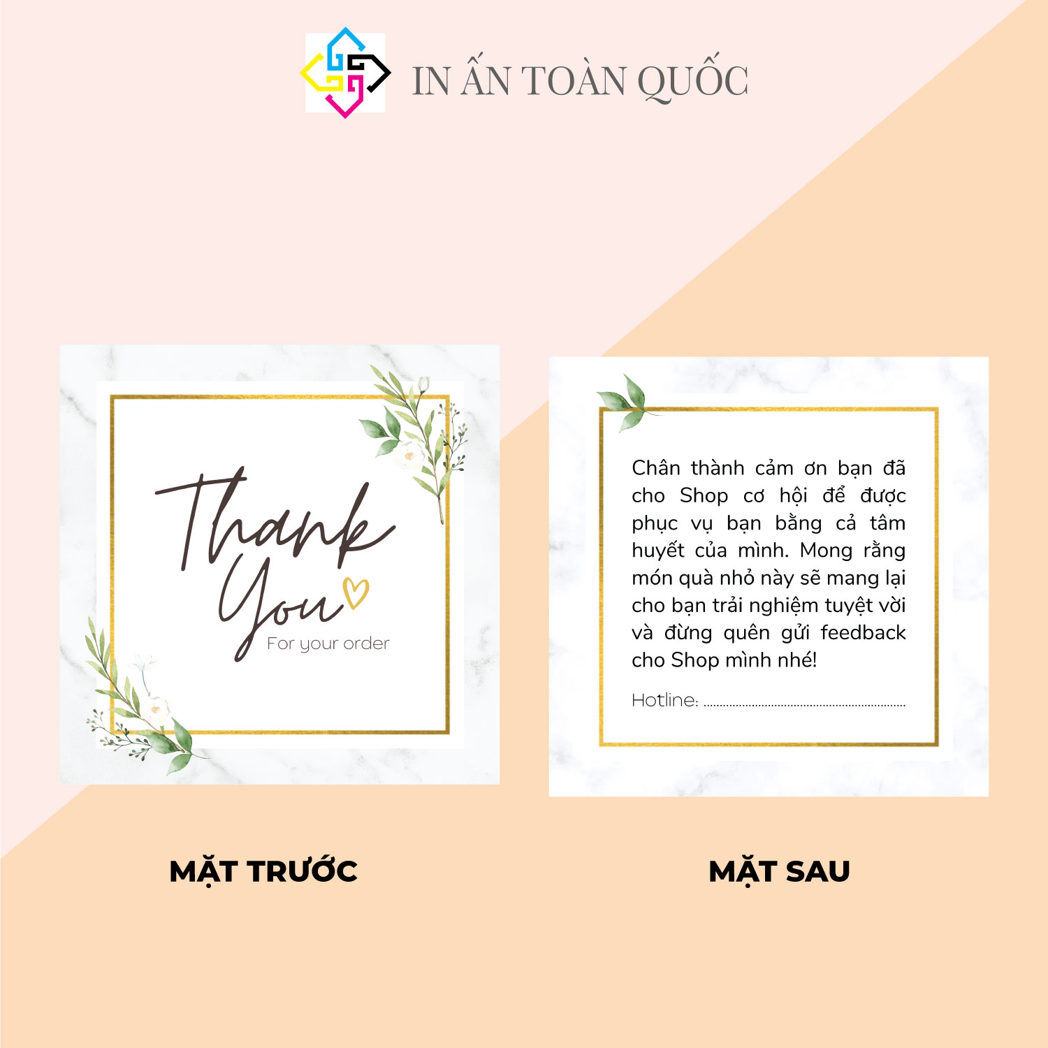 100 THẺ CÁM ƠN, THIỆP CÁM ƠN, THƯ CÁM ƠN, THANK YOU - NHỎ XINH YÊU TẶNG KHÁCH