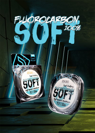 Dây câu Ryuki Fluorocarbon Soft, dây thẻo câu đài.