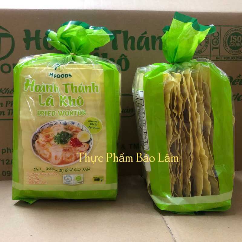 Hoành thánh lá khô bịch 500g