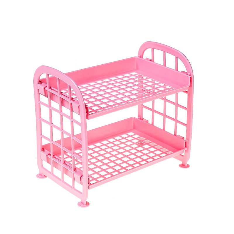 Kệ mini để bàn/ kệ nhựa mini 2 tầng