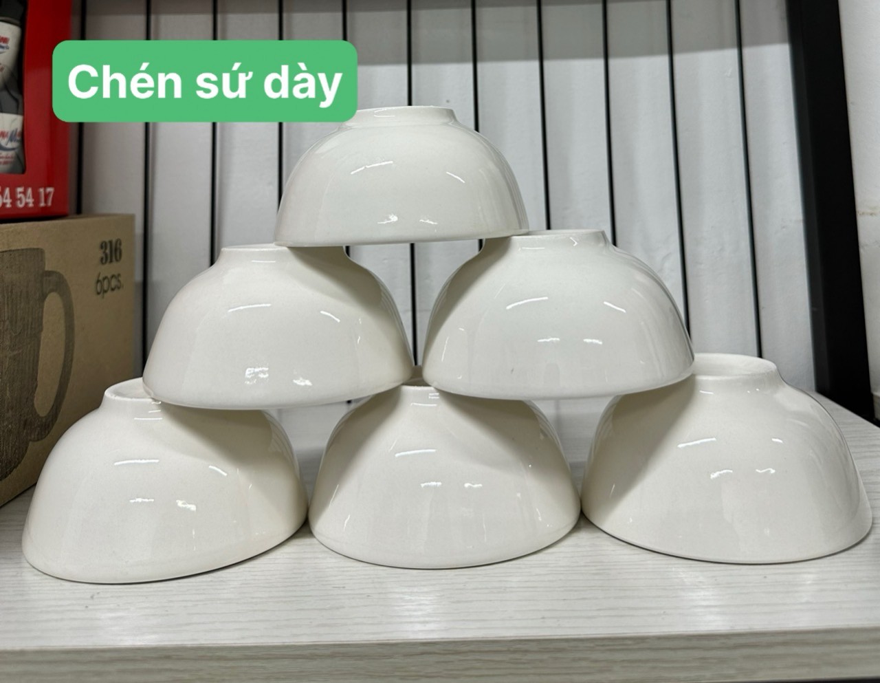 Combo 10 cái hoặc 5 cái chén sứ hoa xanh 11.5cm - bông 79