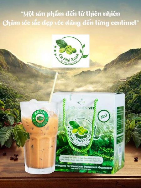 Combo 10 hộp cà phê xanh ( 10 gói/hộp )/cà phê xanh giảm cân ( CHÍNH HÃNG )