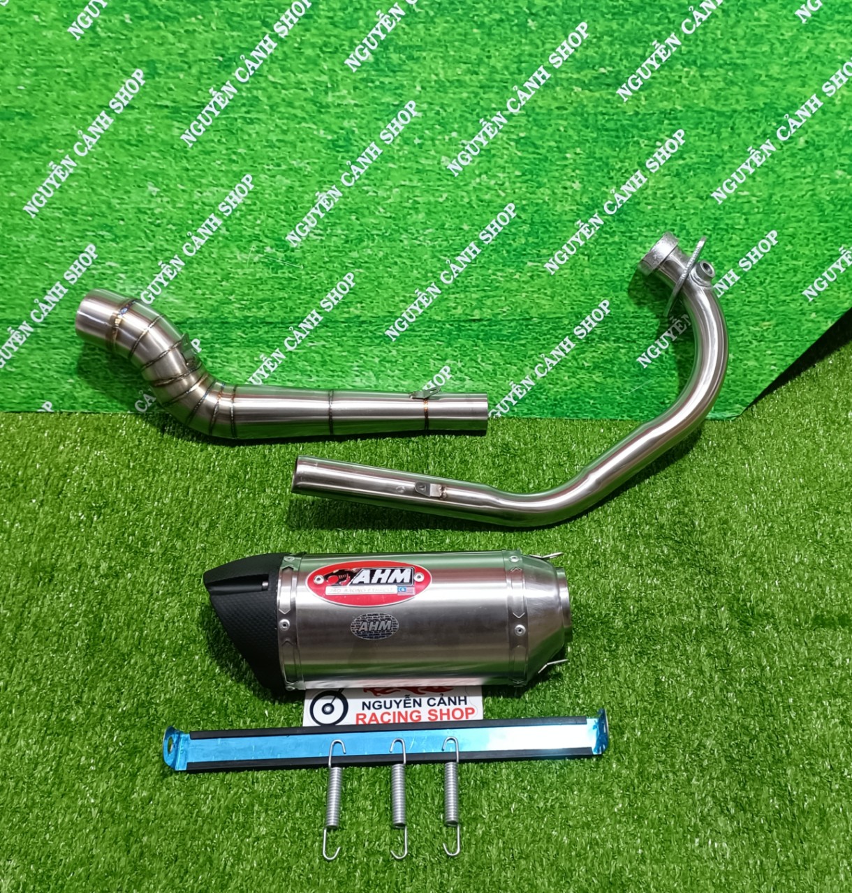 Pô AHM M3 gắn Exciter,Sirius,Winner,Wave,Raider Satria