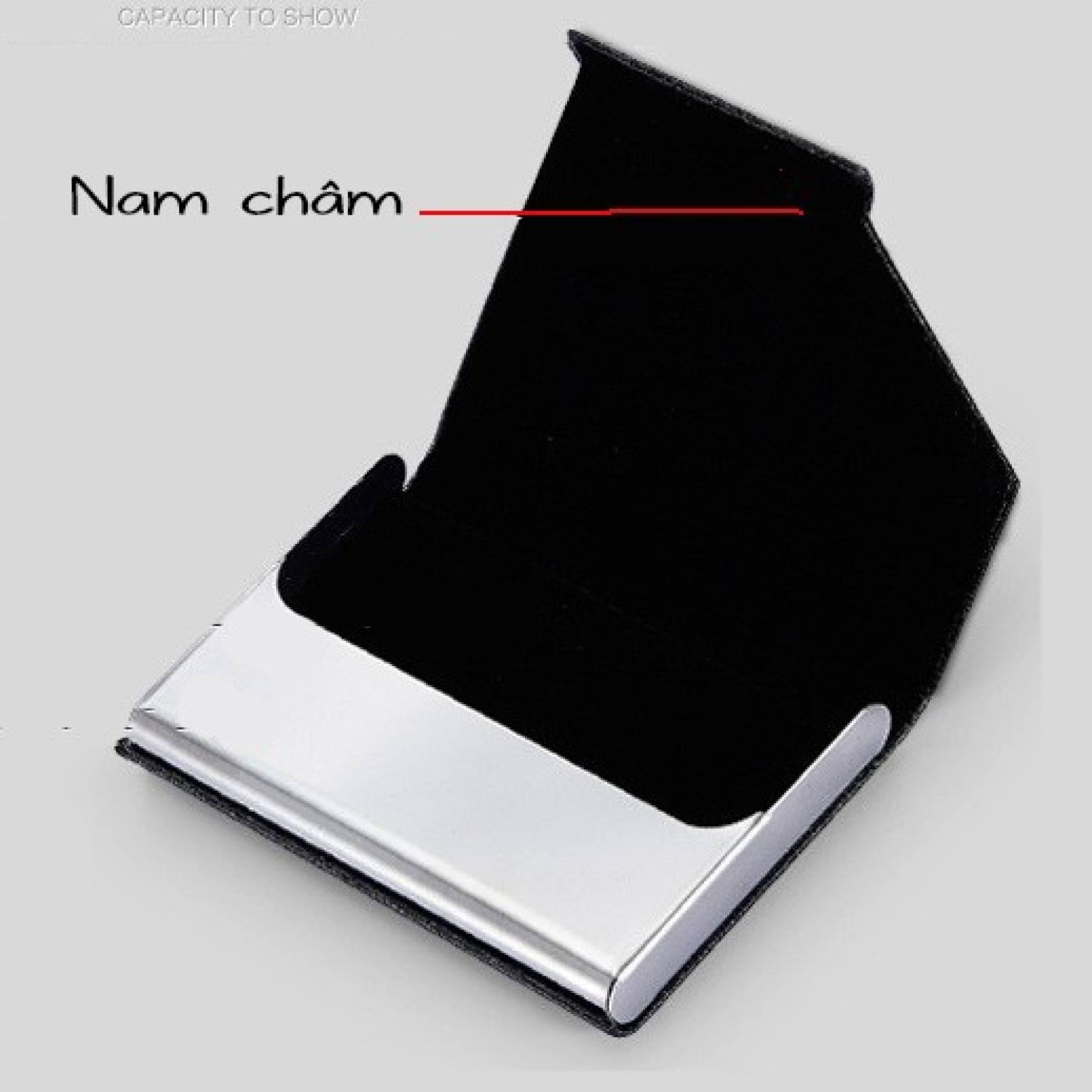 VÍ ĐỰNG NAME CARD CAO CẤP INOX BỌC PU
