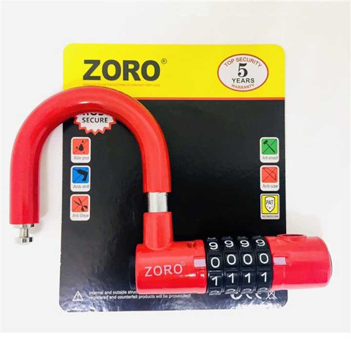 [HCM]Khóa số lớn Zoro 4 mật mã ĐỎ
