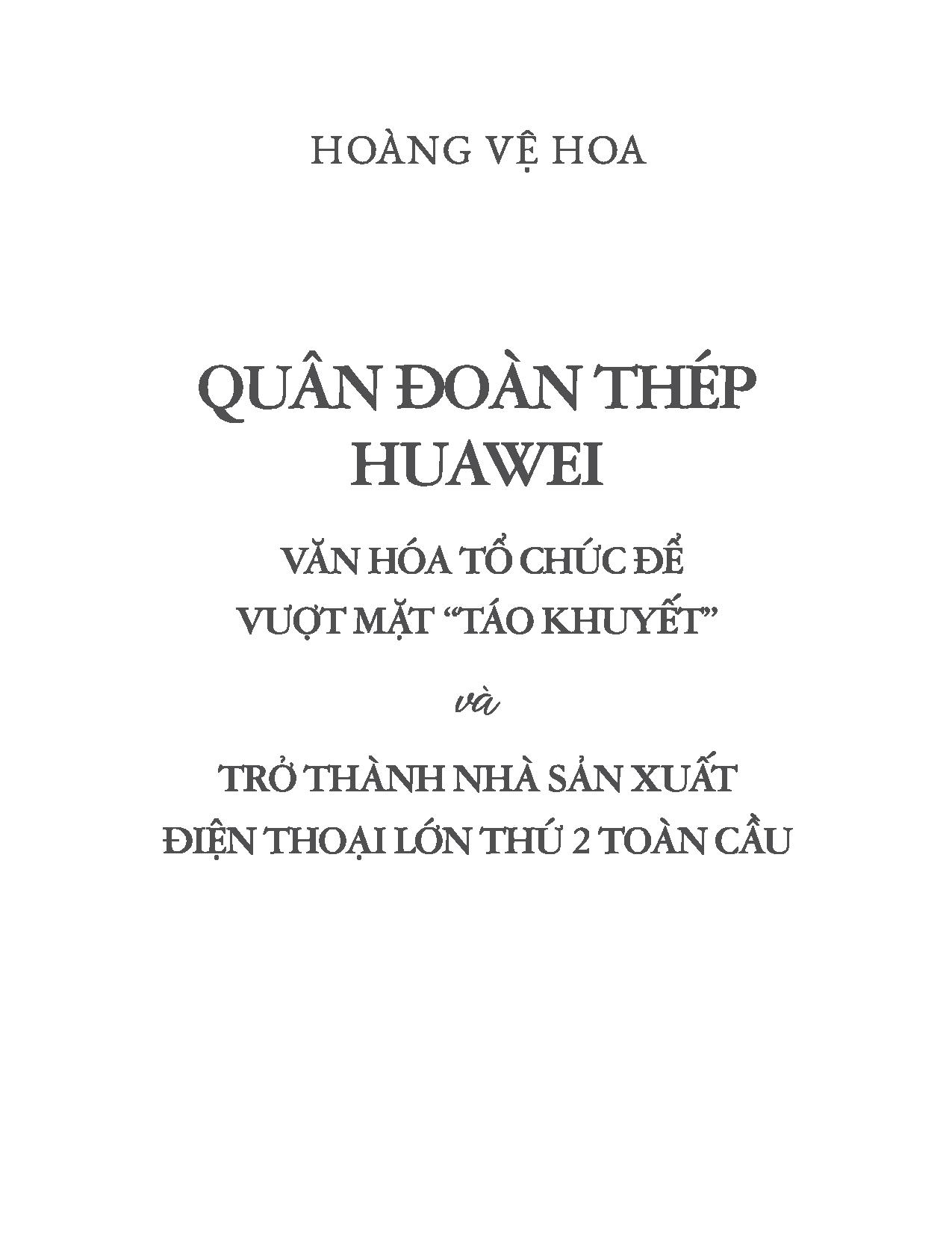 Fahasa - Quân Đoàn Thép Huawei
