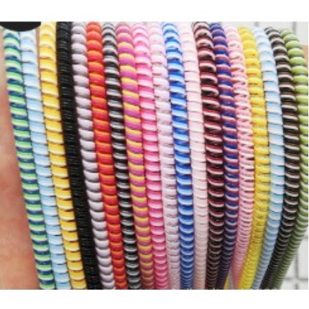 Lightning cable earphone protector premium charging cable protector multi-color mix anti-tangle stain-proof charging cable earphone