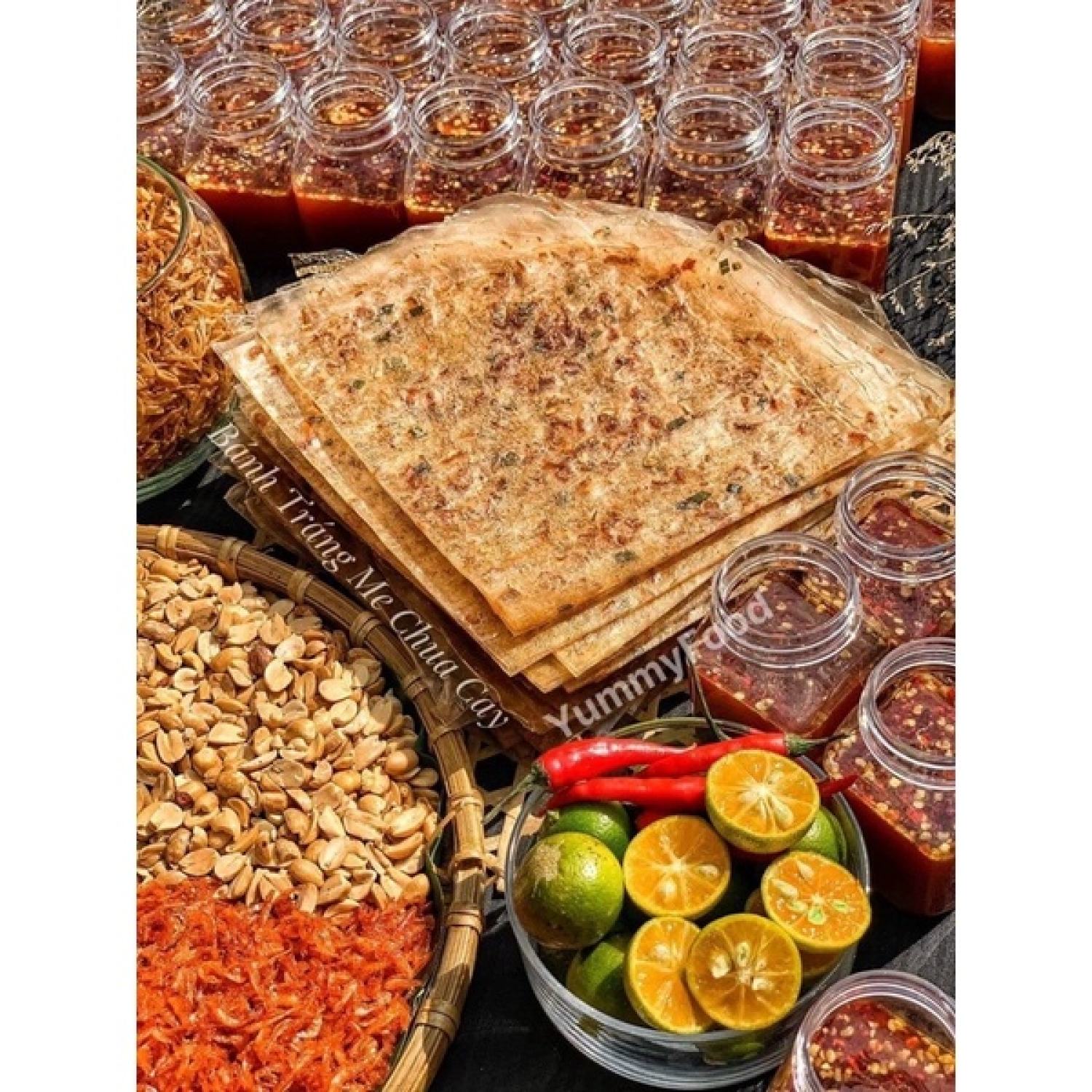 Bánh Tráng Sốt Me Chua Cay (Set Gần 400gr)