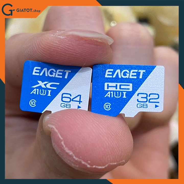 Thẻ nhớ micro 32Gb EAGET Class 10 80Mb/s chính hãng