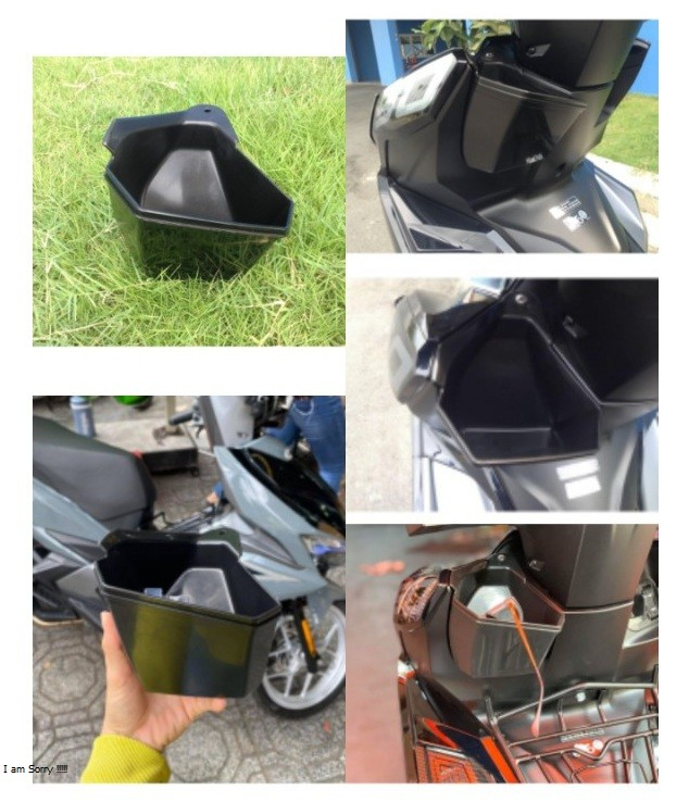 [HCM]Hộc Đựng Đồ AirBlade 2013-2014 & 2016-2019 & 2020-2024 hộc nhựa màu Khói & Đen Cao Cấp