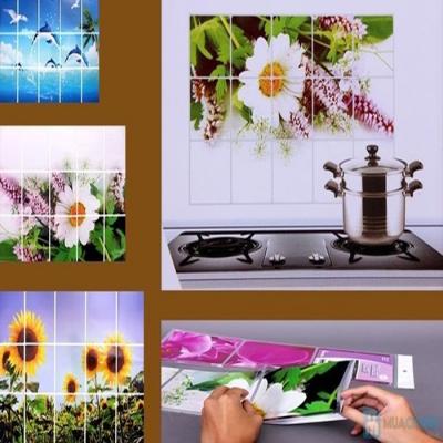 Miếng dán tường cách nhiệt nhà bếp nhiều hình (Giao ngẫu nhiên)