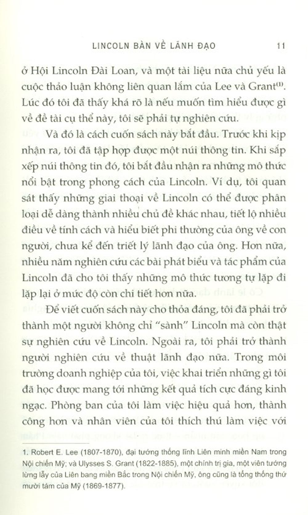 Lincoln Bàn Về Lãnh Đạo