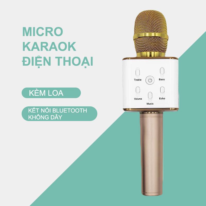 Micro q7 micro bluetooth karaoke q7 có sạc dự phòng chính hãng