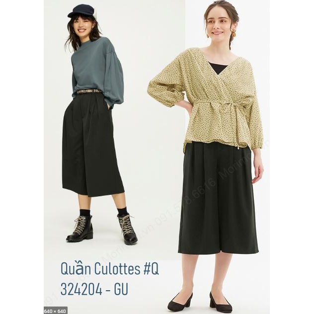 Quần Cullote Gu Nhật Auth XS