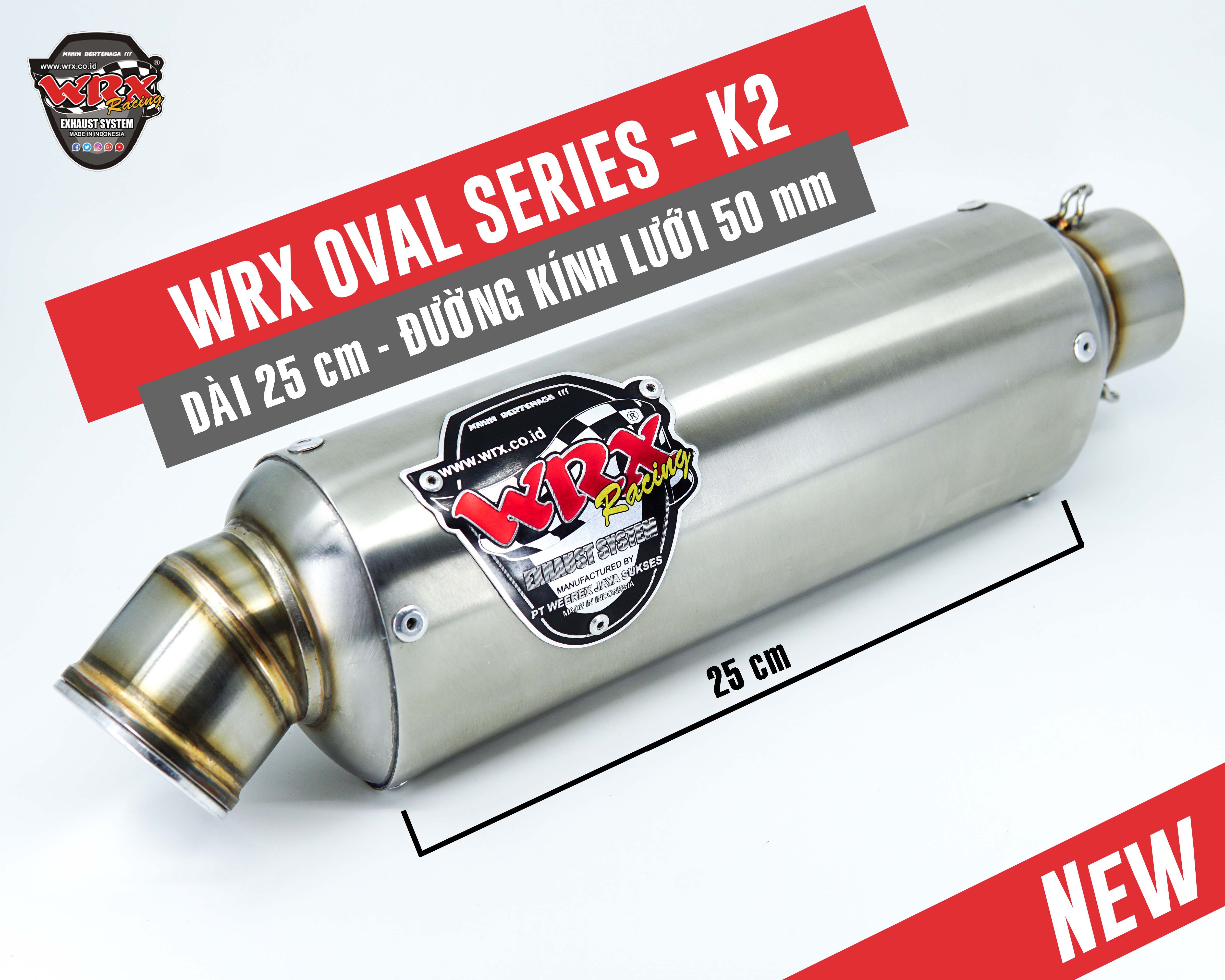 Pô WRX Oval (mỏ cụp)