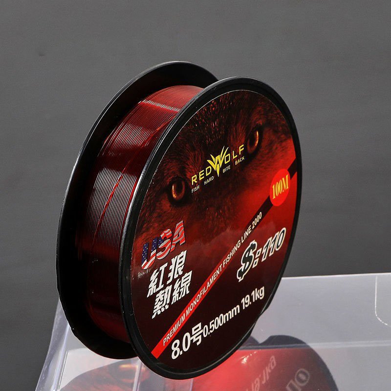Cước câu cá tàng hình dây câu cá Redwolf 100m
