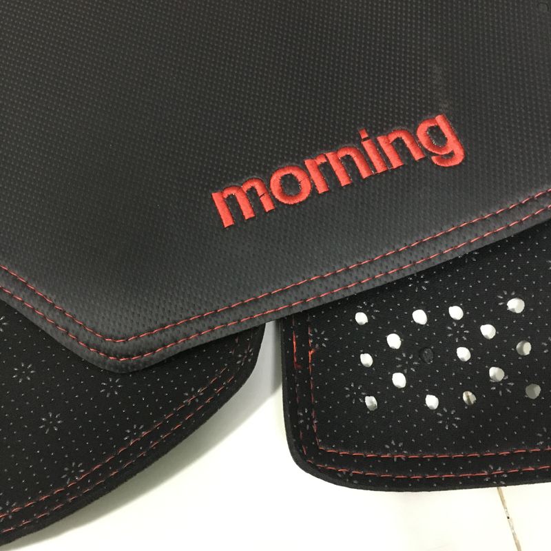 Thảm da Taplo KIA Morning 2012-2019 vân Carbon cao cấp