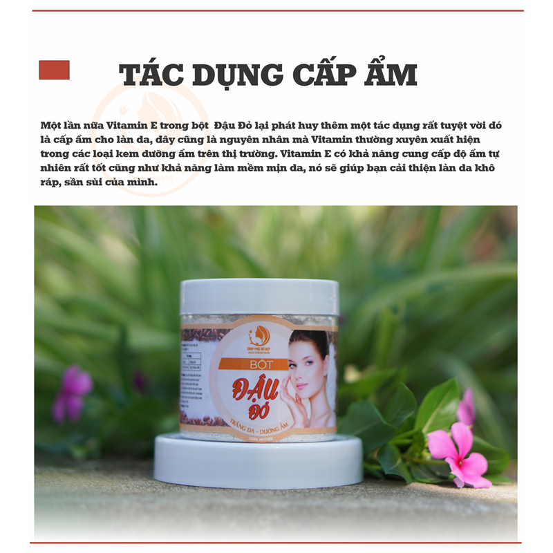 Bột Đậu Đỏ (hũ 600ml)