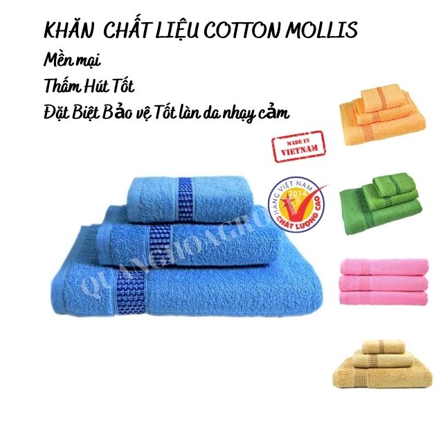 [HCM][34 x 80 cm] Khăn Chất Liệu Cotton Mollis FC03