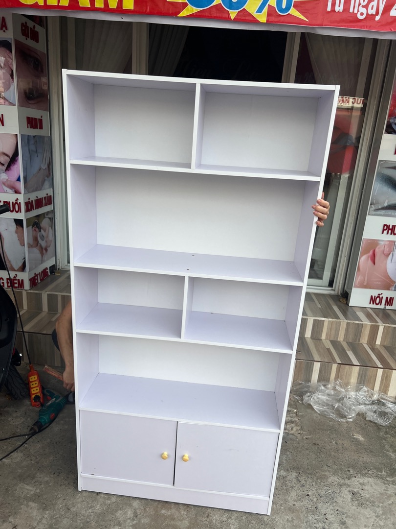 ⛔MIỄN PHÍ VẬN CHUYỂN⛔Tủ Sách - Kệ Sách Đứng Có Vách Ngăn Decor Phòng Siêu Xinh