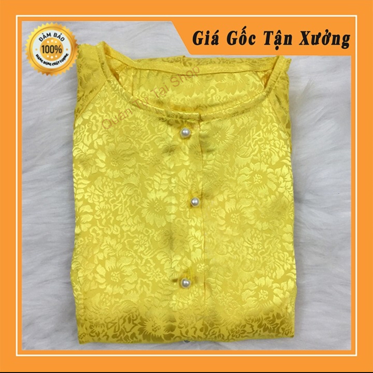 Áo Bà Ba Lụa Gấm Đi Lễ Chùa, Bán Rời áo và quần