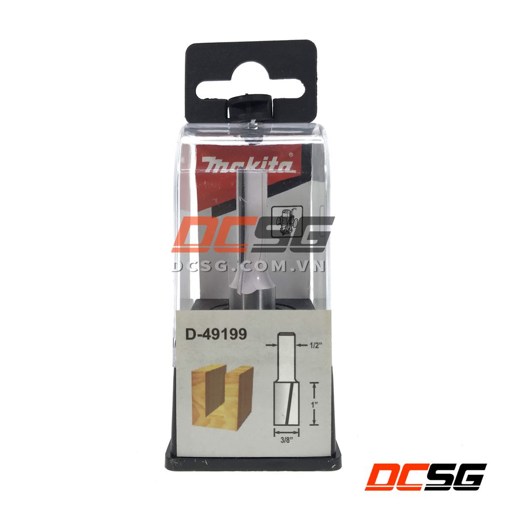 Mũi phay rãnh thăng 3/8" cốt 1/2" Makita D-49199 | DCSG