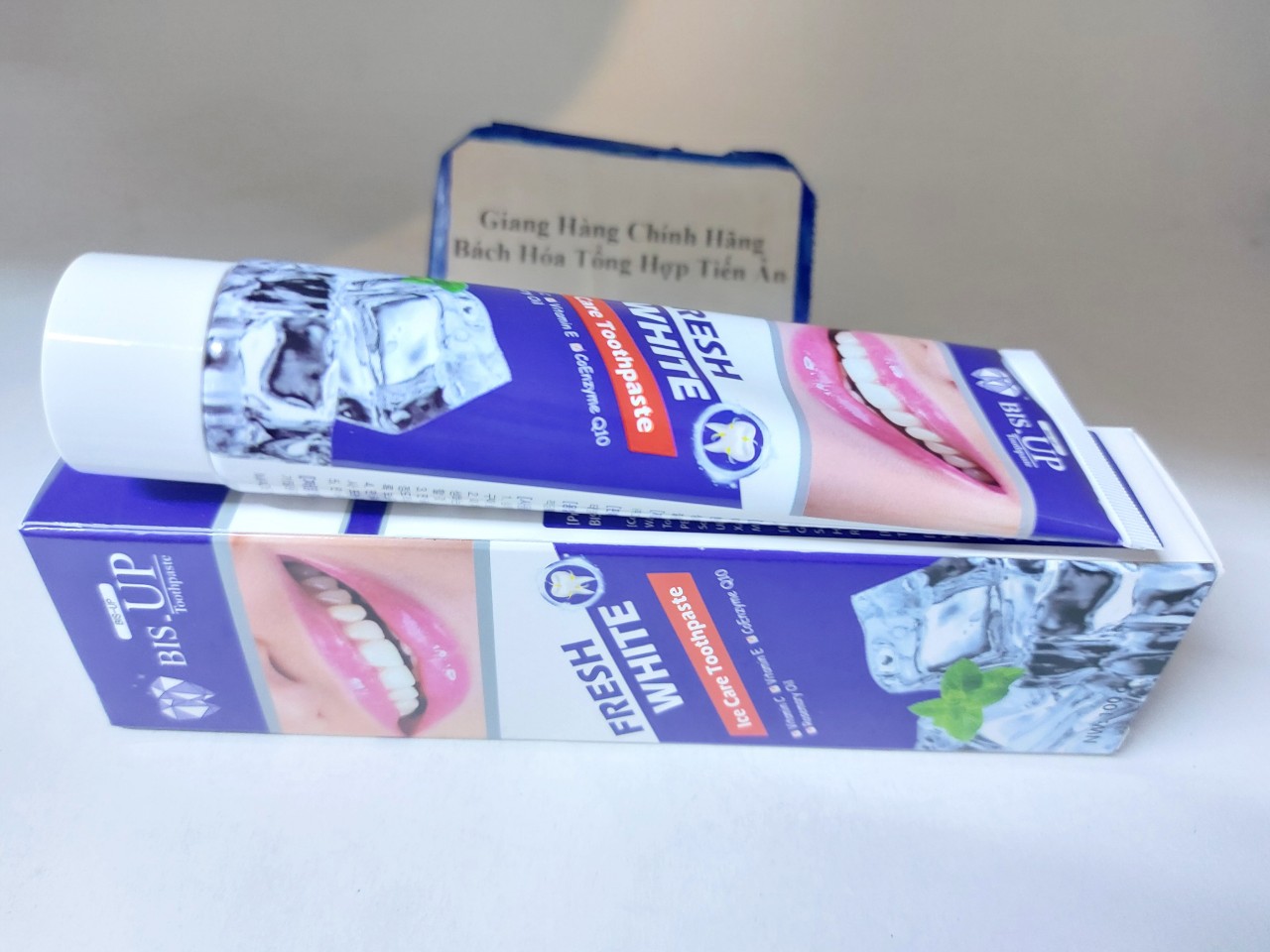 Kem Đánh Răng Chống Ê Buốt BIS-UP 100gr – Hàn Quốc-FRESH WHTE