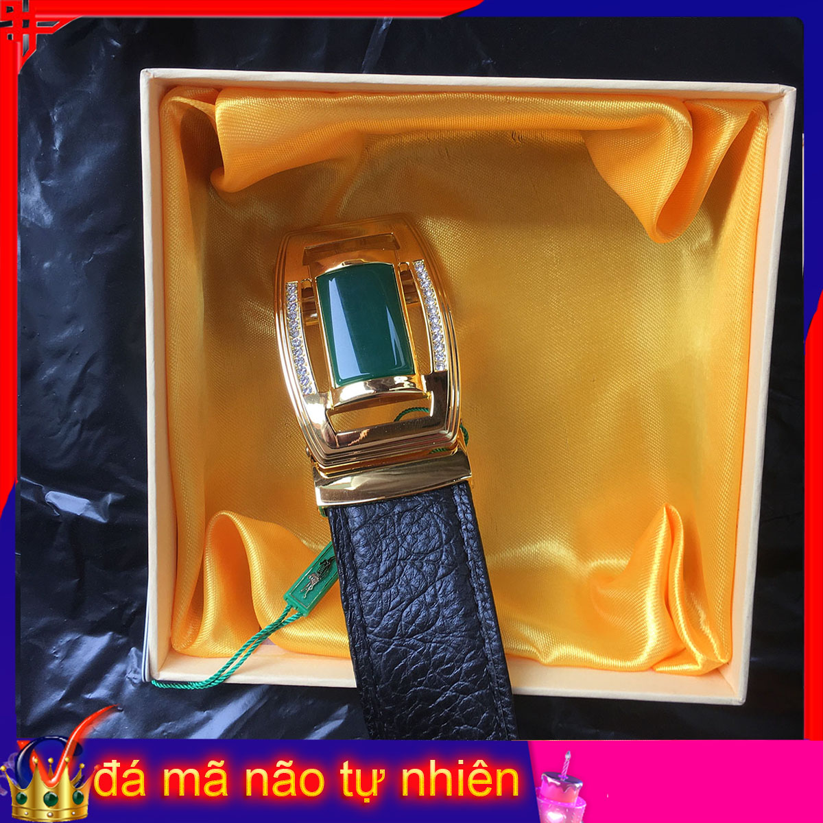 Dây nịt nam, thắt lưng da doanh nhân da bò thật thời trang cao cấp cát viên