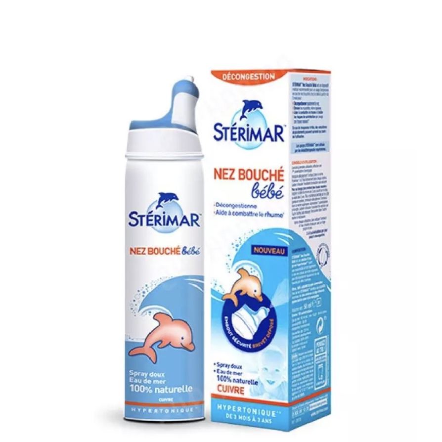 Xịt mũi Sterimar cho bé