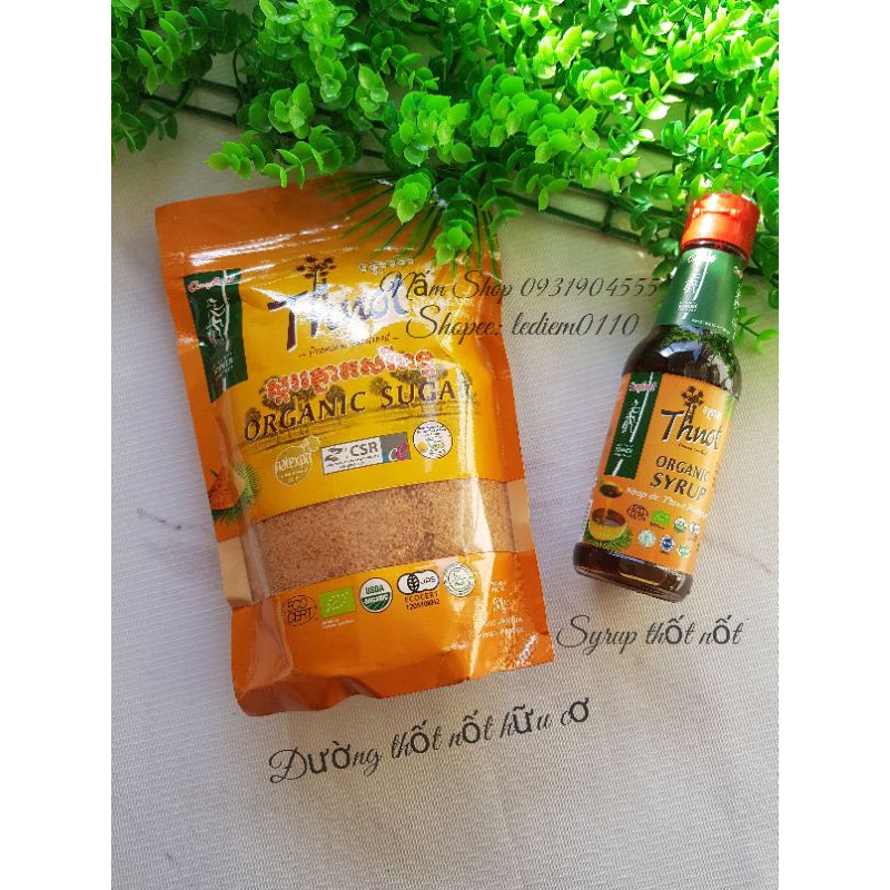 Đường thốt nốt hữu cơ Campuchia 500g