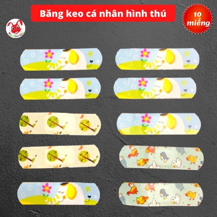 Băng keo cá nhân hình dễ thương Greetmed-  Kiến Lửa