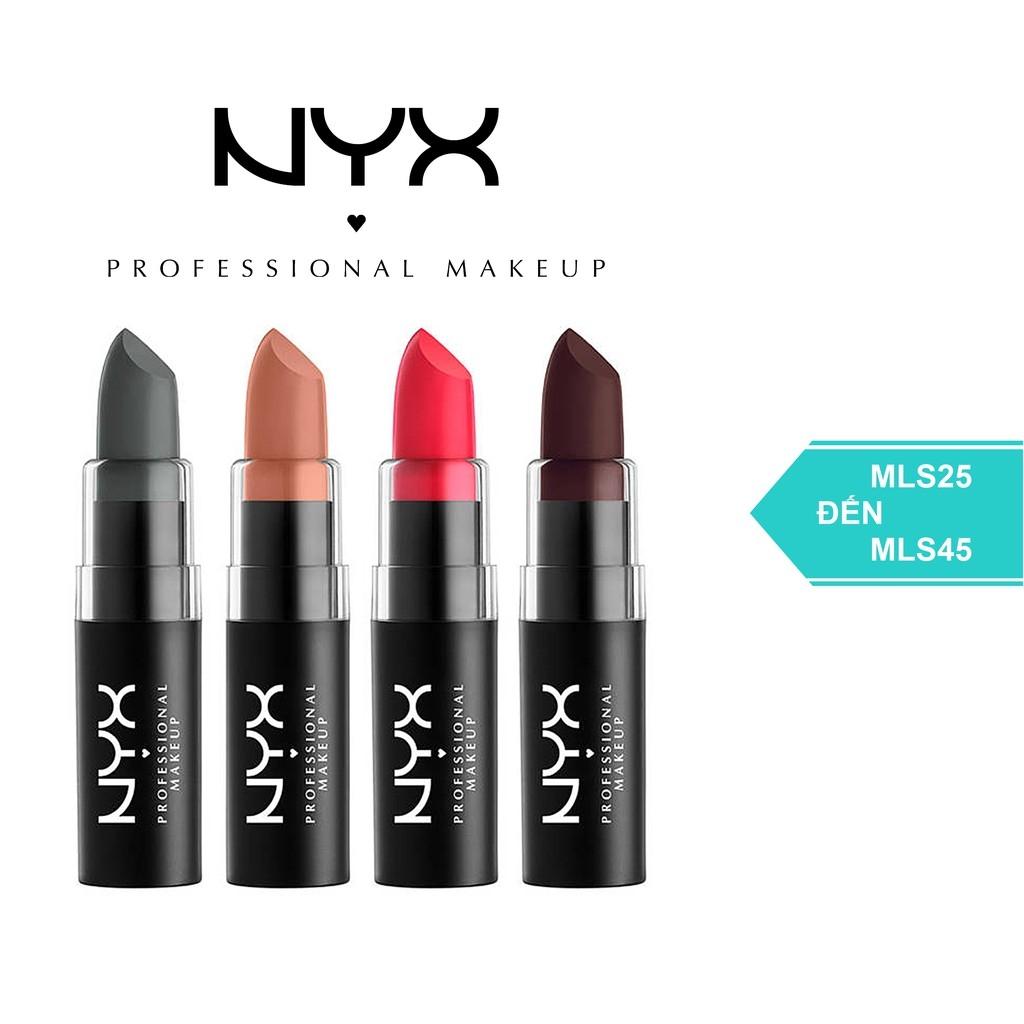[HCM]Son lì NYX Professional Makeup Matte Lipstick (MLS25 đến MLS45)