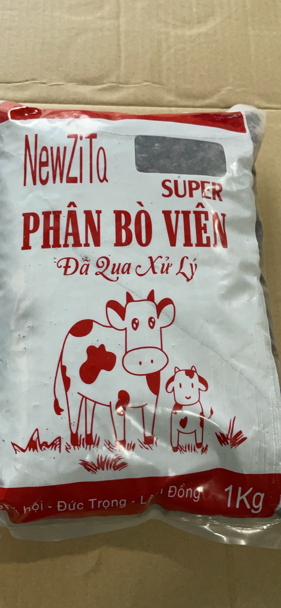 Phân bò dạng viên nén- đã qua xử lí-1kg