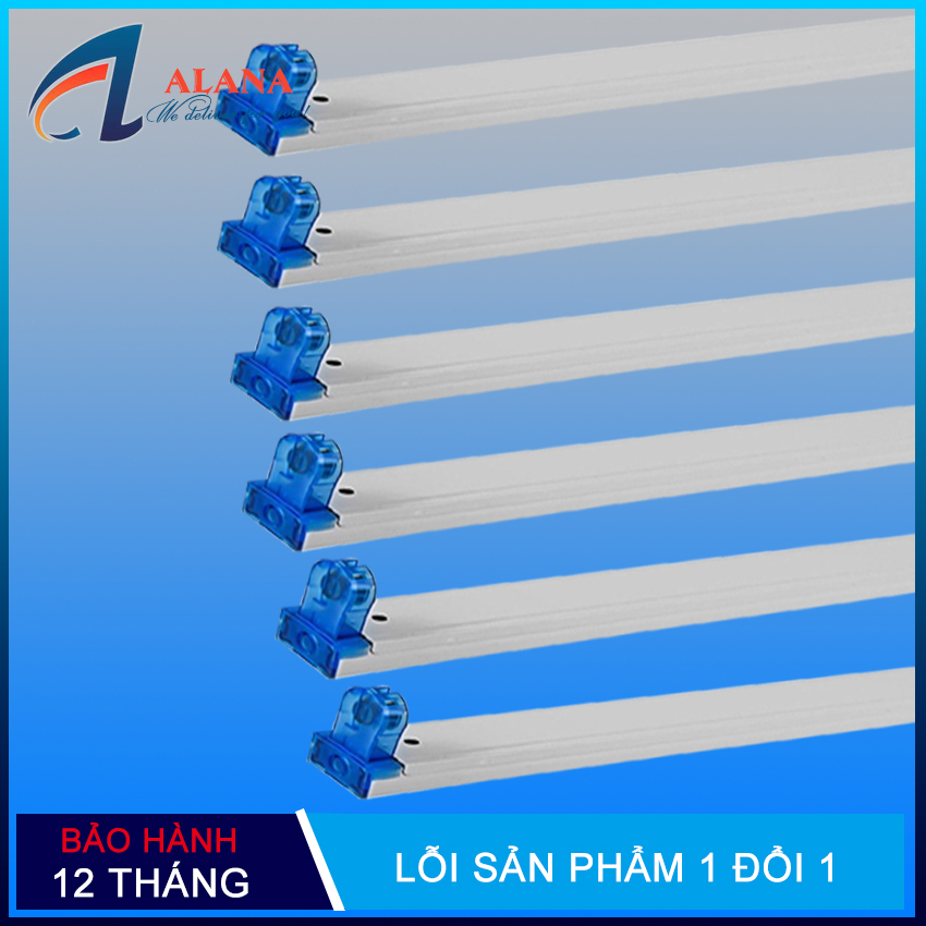 Bộ 6 Máng led Tuýp đơn 1.2m