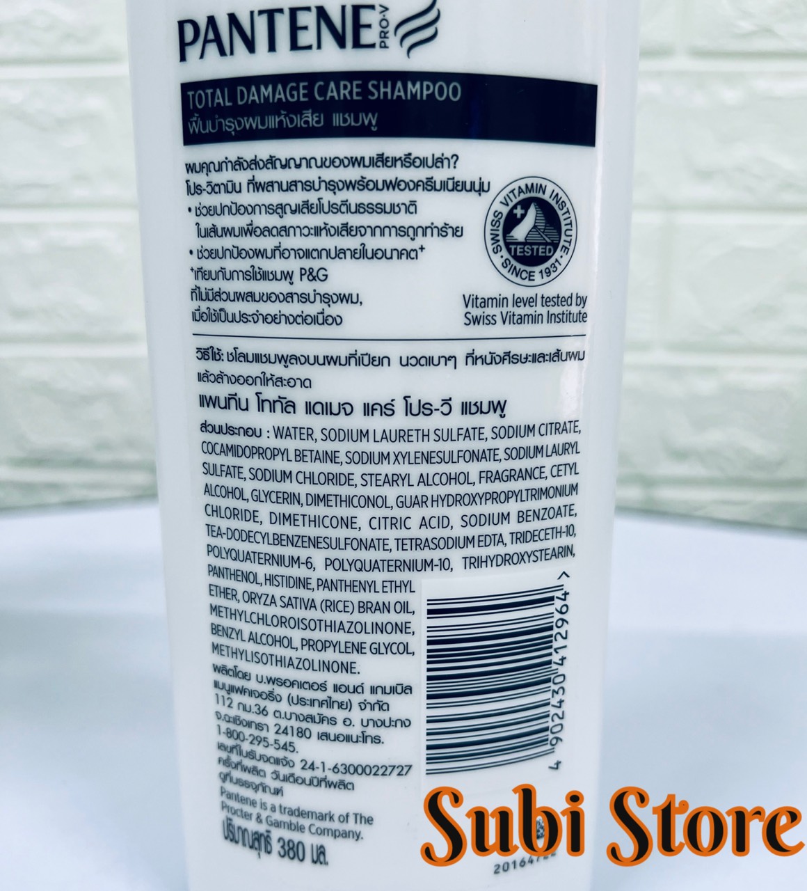 Dầu gội/xã PANTENE THÁI 410-900ml mẫu mới