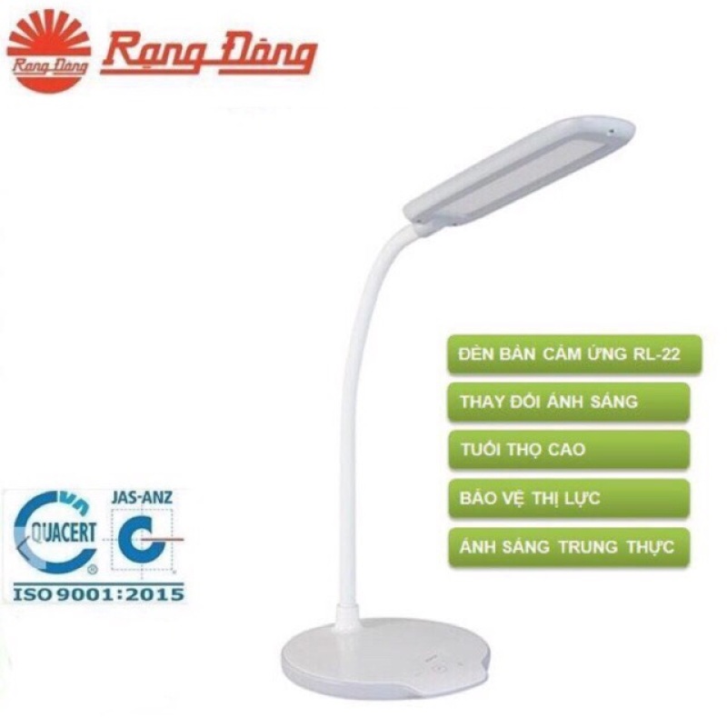 Đèn bàn led cảm ứng Rạng Đông 6W 22.LED touch sensitive