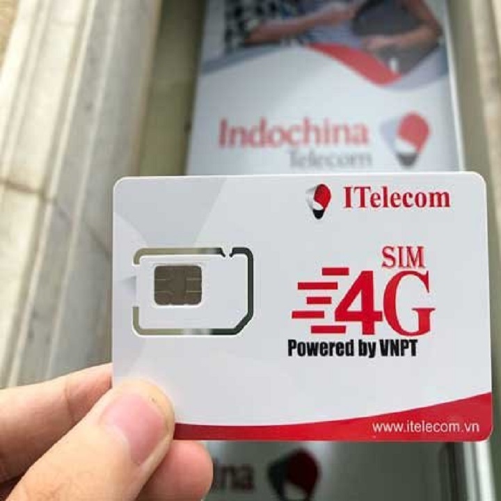 FREESHIP - CHƯA KÍCH HOẠT. gói cước mới indochina itelecom 4g 90gb mỗi tháng ,nghe gọi tẹt bô sài mệt nghỉ