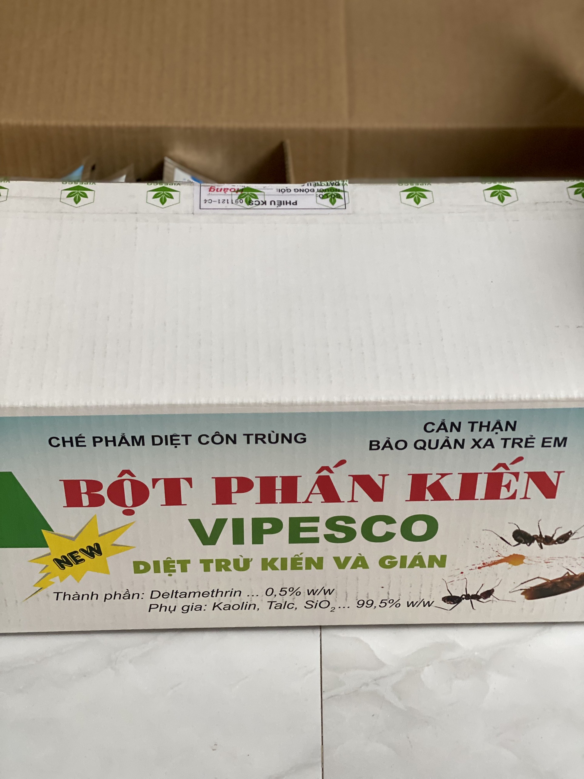 Bột phấn kiến 50gr diệt gián cuốn chiếu kiến ba khoang