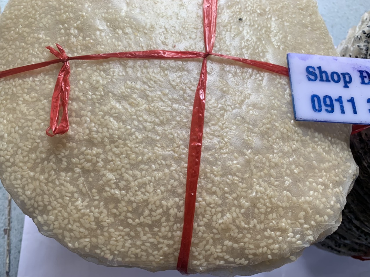 BÁNH TRÁNG GẠO MÈ TRẮNG NƯỚNG  ( ĐẶC SẢN QUÊ HƯƠNG BÌNH ĐỊNH)