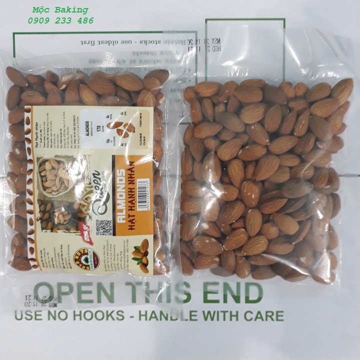[HCM]Hạt hạnh nhân sống 200gr