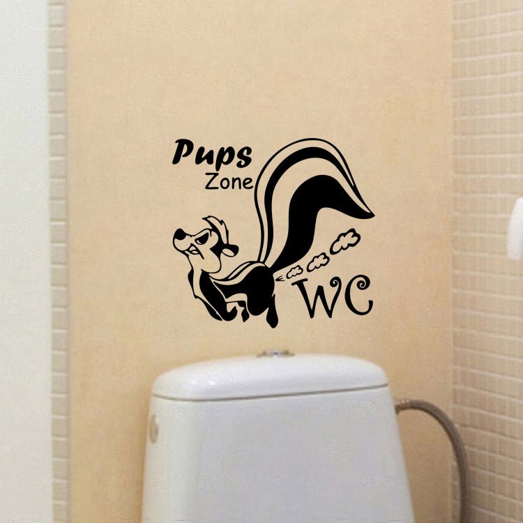 Sticker dán bồn cầu